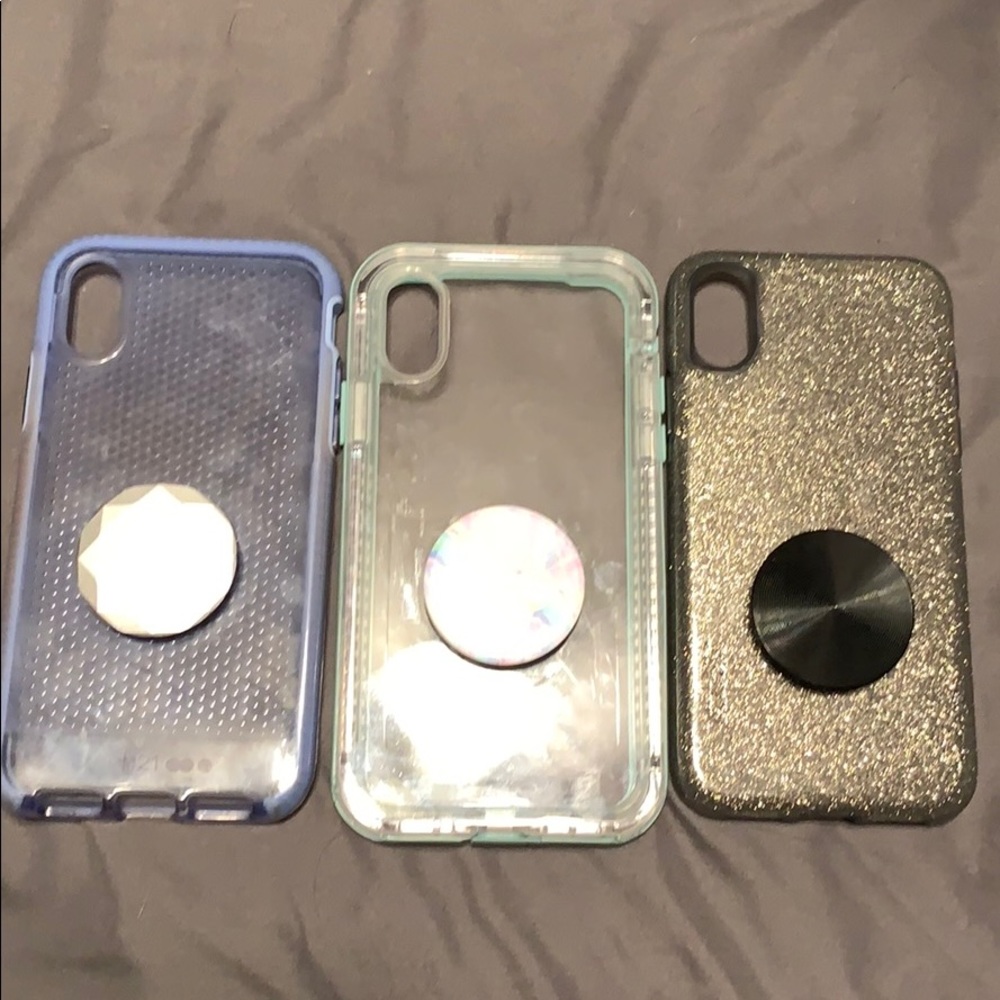 3 cases for iPhone X.
